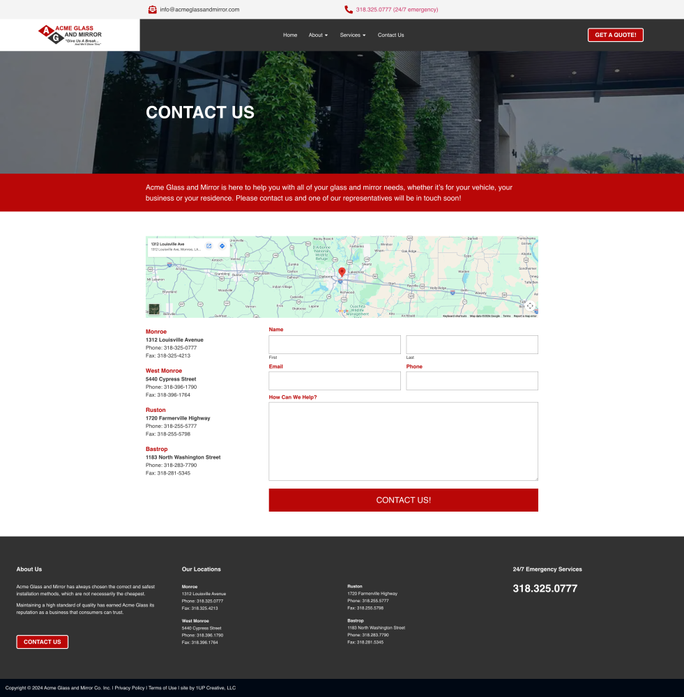 Contact Page